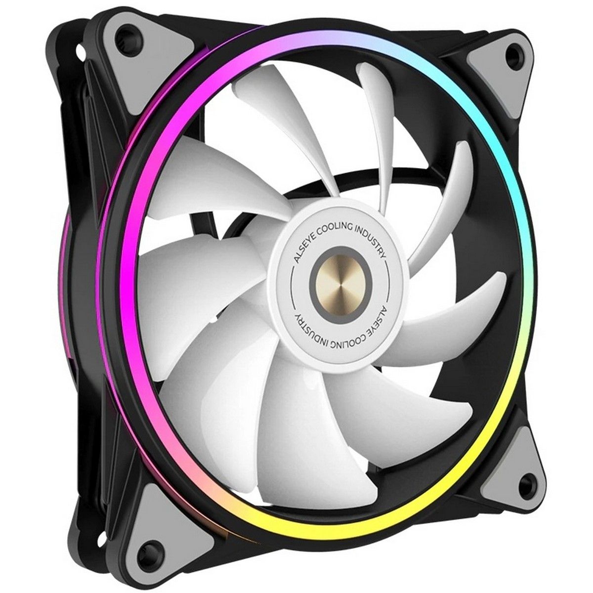 Вентилятор в корпус ALSEYE HALO PRO B-R (rubber screw) FAN 120mm, hydraulic, 800~2100rpm, max 51.87C