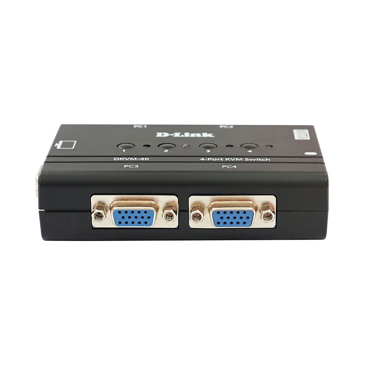 Переключатель D-Link 4-портовый KVM-переключатель с портами VGA и PS/2