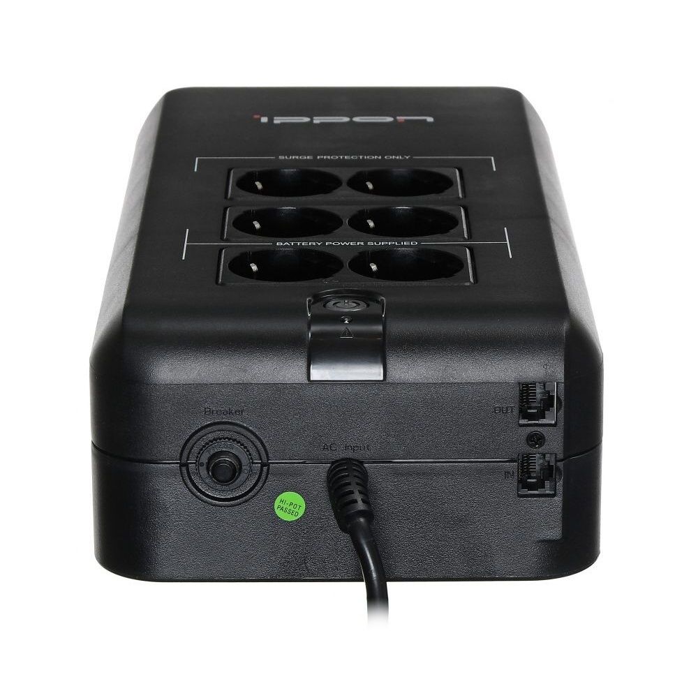 Источник бесперебойного питания Ippon Back Verso 800 420Вт 800ВА черный