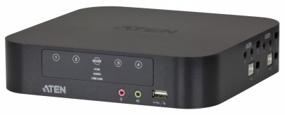 КВМ перевключатель ATEN 4-Port USB3.0 4K DisplayPort Dual Display KVM switch