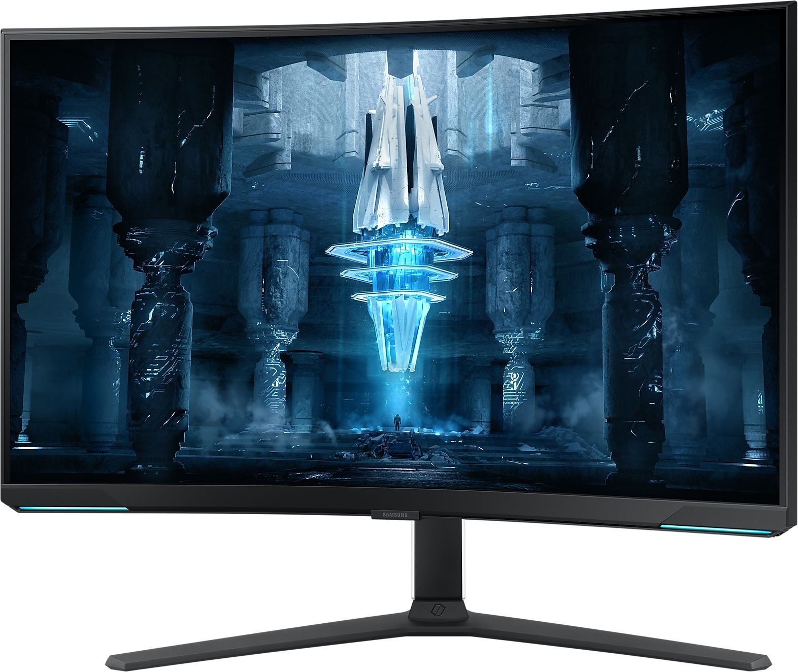 Монитор Samsung 32" Odyssey Neo G8 S32BG852NI черный/белый VA LED 16:9 HDMI полуматовая HAS Piv 350c