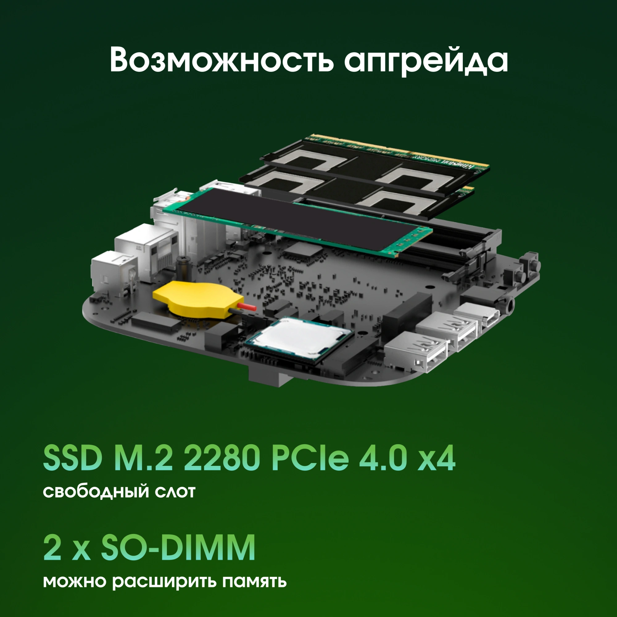 Неттоп Digma Pro Minimax X5 i5 12600H (2.7) 16Gb SSD512Gb UHDG Windows 11 Pro GbitEth WiFi BT 100W с