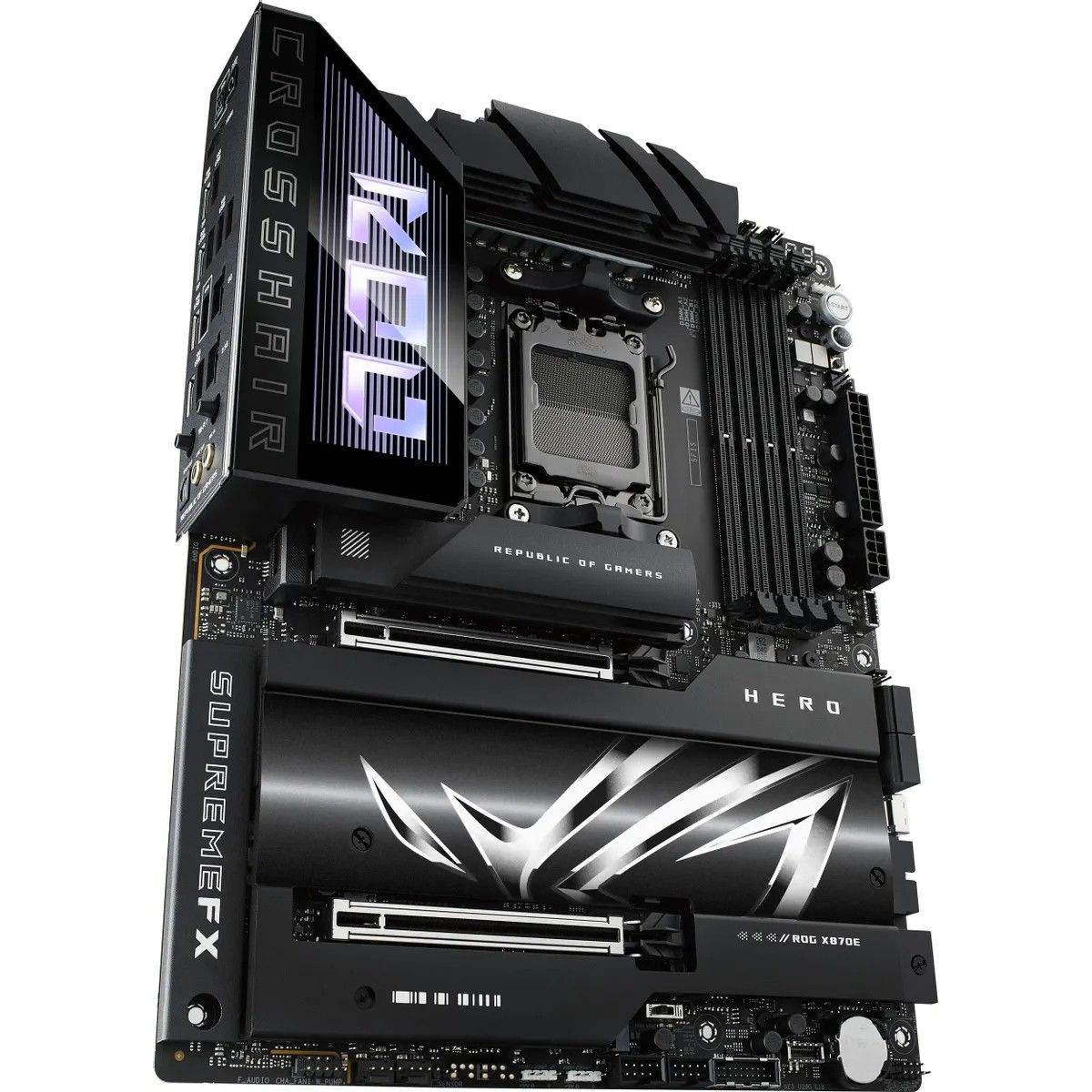 Материнская плата Asus ROG CROSSHAIR X870E HERO Socket AM5 AMD X870E 4xDDR5 ATX AC`97 8ch(7.1) 5Giga