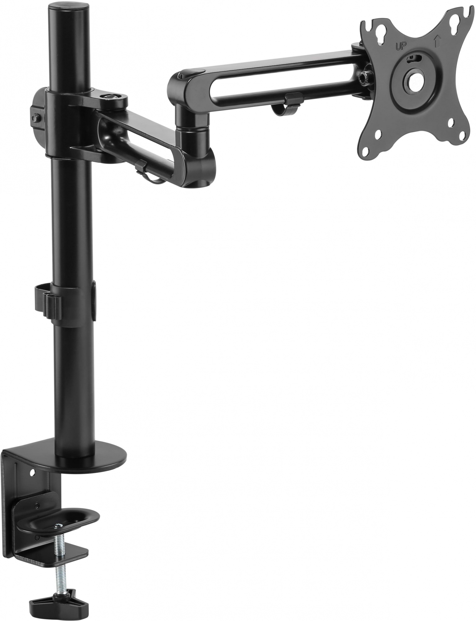 Кронштейн для мониторов Ultramounts UM736 черный 17"-32" макс.8кг крепление к столешнице поворот и н