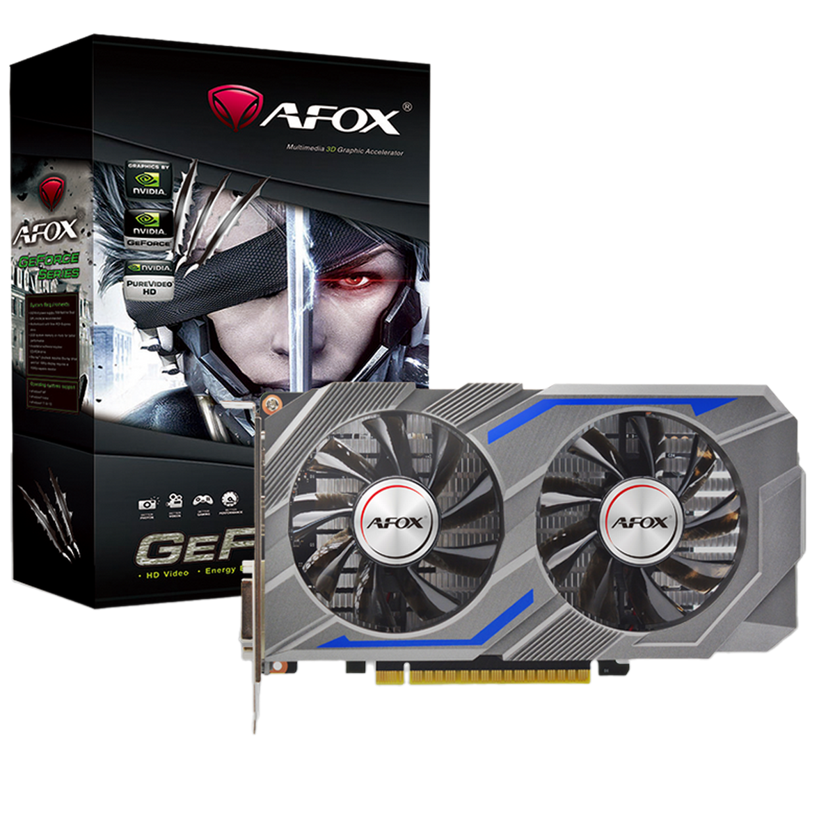 Видеокарта Afox GTX1650 SUPER GAMING 4GB GDDR6 128bit DP DVI HDMI 2FAN RTL