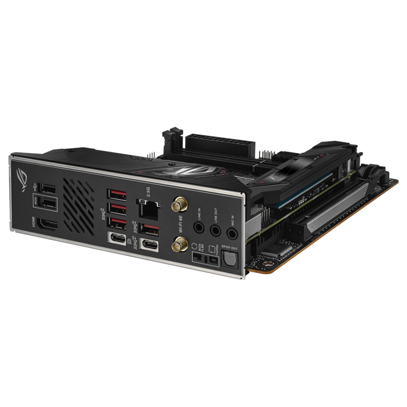 Материнская плата Asus ROG STRIX B650E-I GAMING WIFI Socket AM5 AMD B650 2xDDR5 mini-ITX AC`97 8ch(7