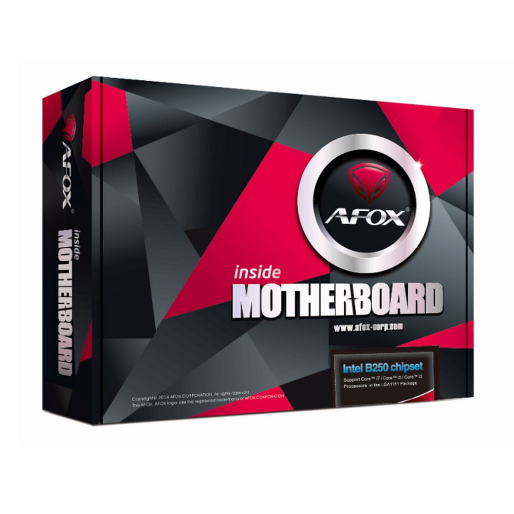 Материнская плата Afox AFB250-BTC12EX RTL LGA1151 ATX 2xDDR4 PCIEx16 11xPCIEx1 DVI VGA (783767)