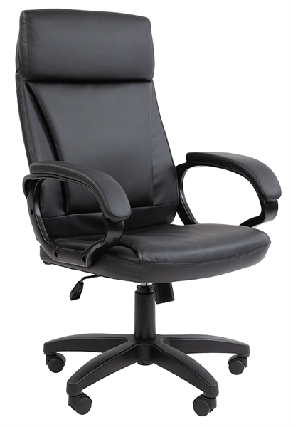 Офисное кресло Chairman    794 LT   Россия    чер.пласт экокожа черная