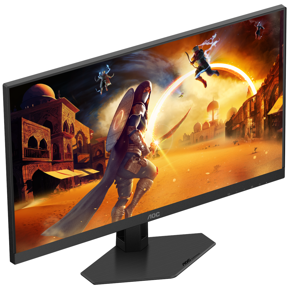 Монитор 27" AOC 27G4HRE Black  (1920x1080 IPS 200Hz 0.5ms 300cd/m 1000:1 2xHDMI DP 2x2W)
