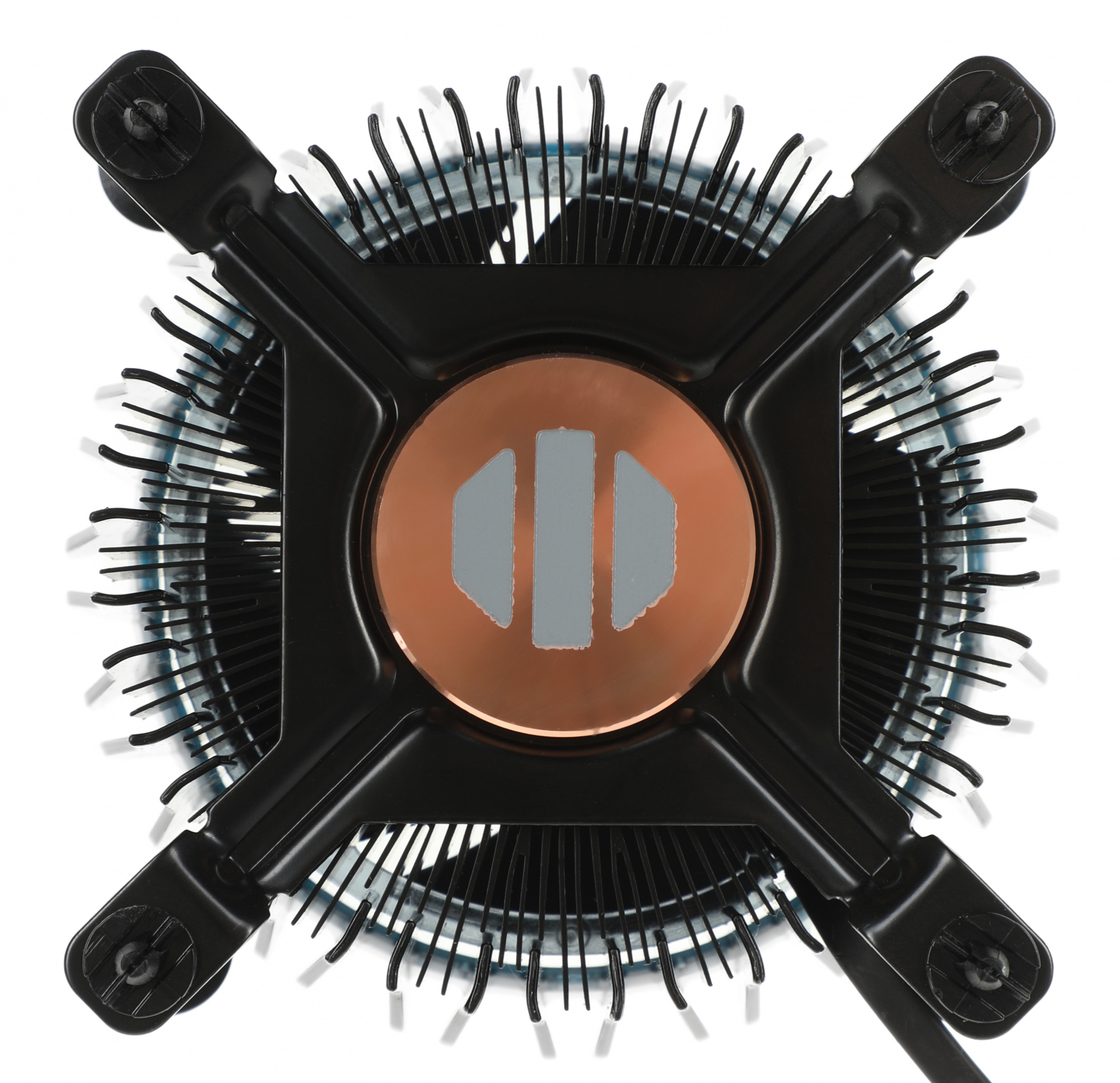 Устройство охлаждения(кулер) Intel RM1 M23901 Soc-1700/1851 черный 4-pin 16-29dB Al+Cu 95W 350gr bro