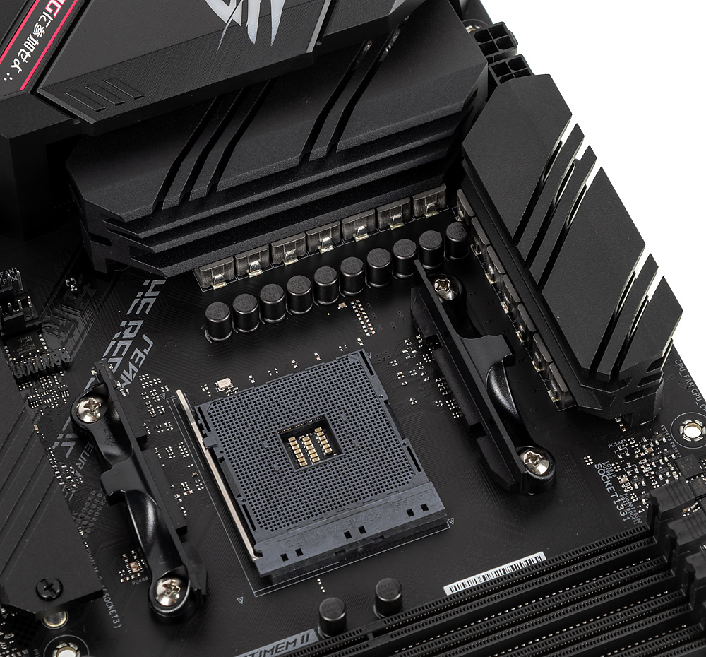 Материнская плата Asus ROG STRIX B550-F GAMING Soc-AM4 AMD B550 4xDDR4 ATX AC`97 8ch(7.1) 2.5Gg RAID