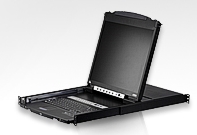 КВМ консоль ATEN 19" 16-Port PS/2-USB VGA Dual Rail LCD KVM Switch