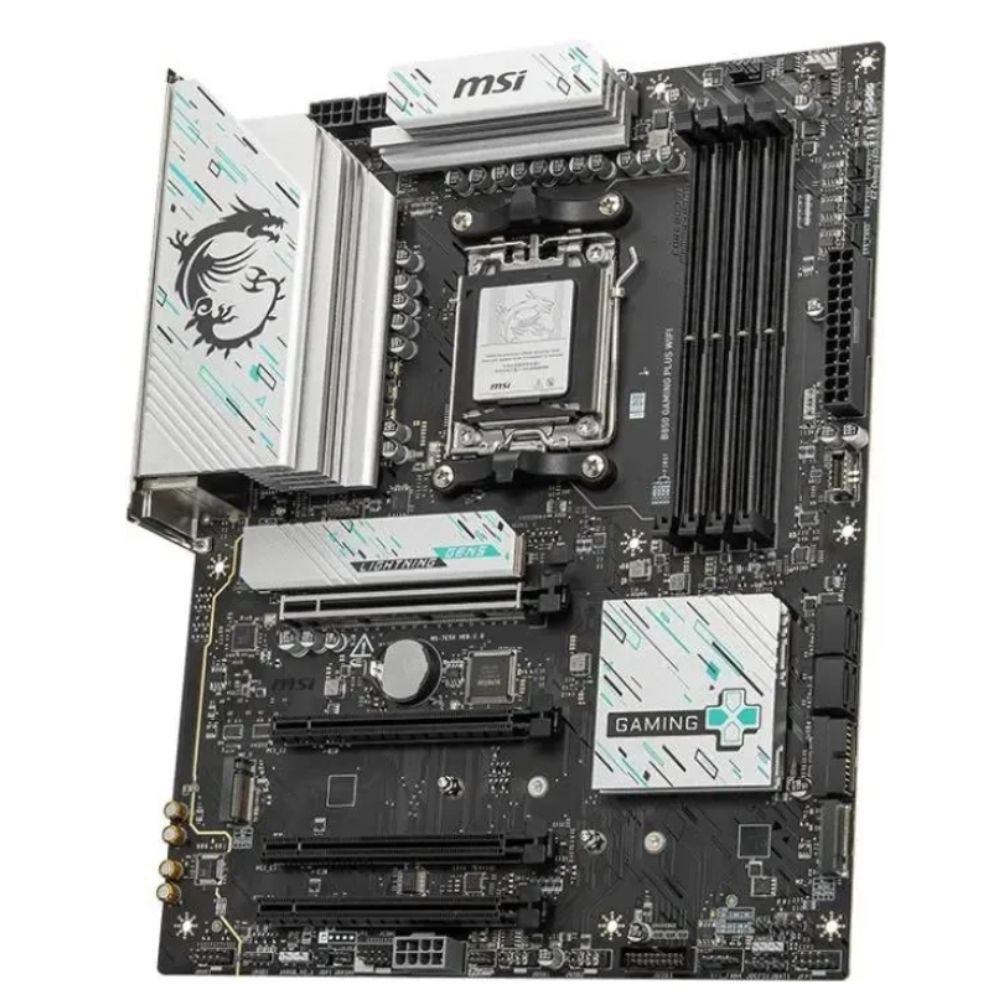 Материнская плата MSI B850 GAMING PLUS WIFI  Socket AM5 AMD B850 4xDDR5 ATX AC`97 8ch(7.1) 5Gigabit 