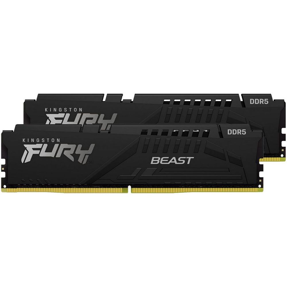Память DDR5 2x16Gb 5200MHz Kingston KF552C40BBK2-32 Fury Beast RTL Gaming PC5-41600 CL40 DIMM 288-pi