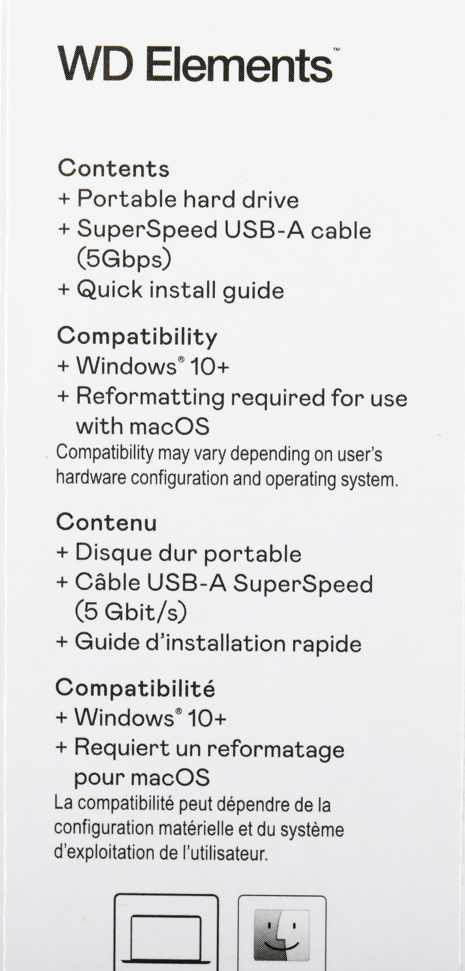 Жесткий диск WD USB3.0 5TB WDBU6Y0050BBK-WESN Elements Portable 2.5" черный