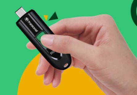 Флеш Диск Transcend 128GB Jetflash Type-C 790C TS128GJF790C USB3.0 черный