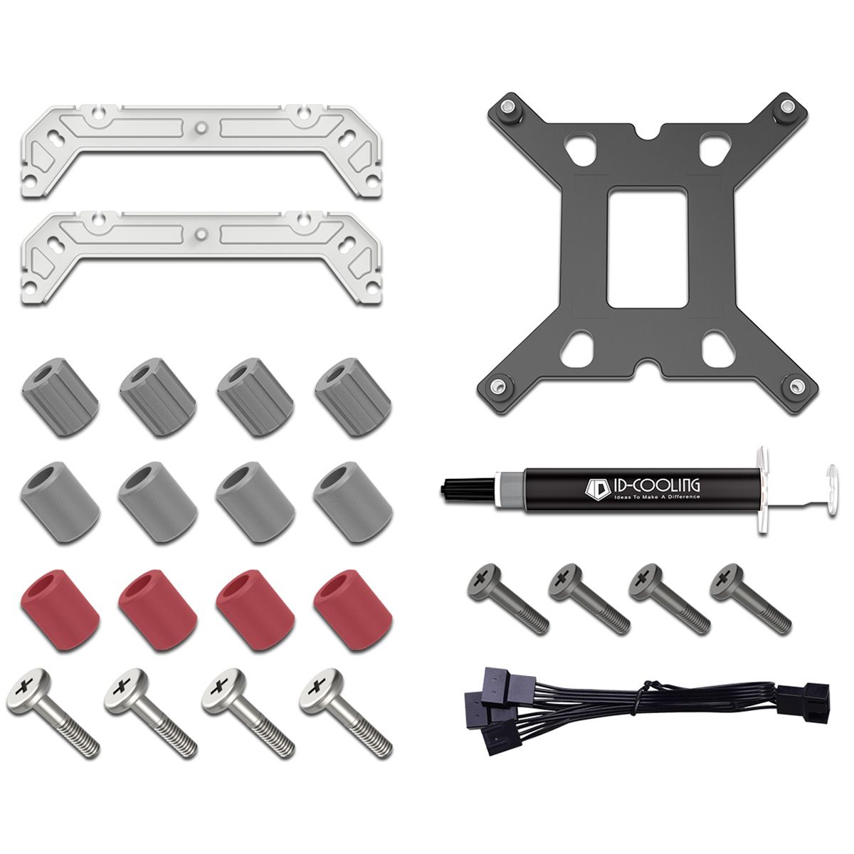 Устройство охлаждения(кулер) ID-Cooling SE-206-XT Soc-AM5/AM4/1200/1700/1851 черный 4-pin 15-35dB Al