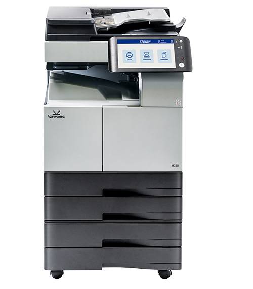МФУ Катюша M348 принтер/копир/сканер/факс, А3 Ч/Б, 48 стр/мин, 1200 dpi. Сканер цвет А4-А3 до 70 стр