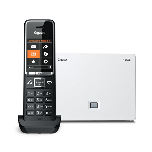 Телефон IP Gigaset Comfort 550A IP BASE Rus черный (S30852-H3037-R104)