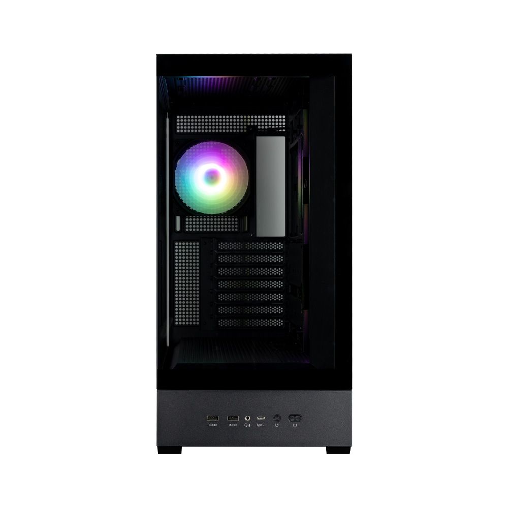 Корпус для ПК Zalman P40 DS Black ATX Mid Tower PC Case, 120mm ARGB Fanx4
