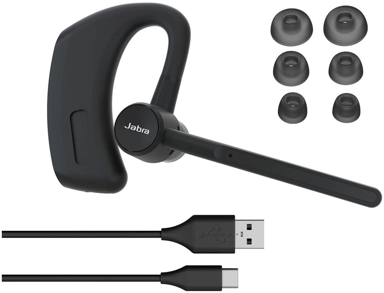 Наушники с микрофоном Jabra Perform черный вкладыши BT крепление за ухом (5101-119)