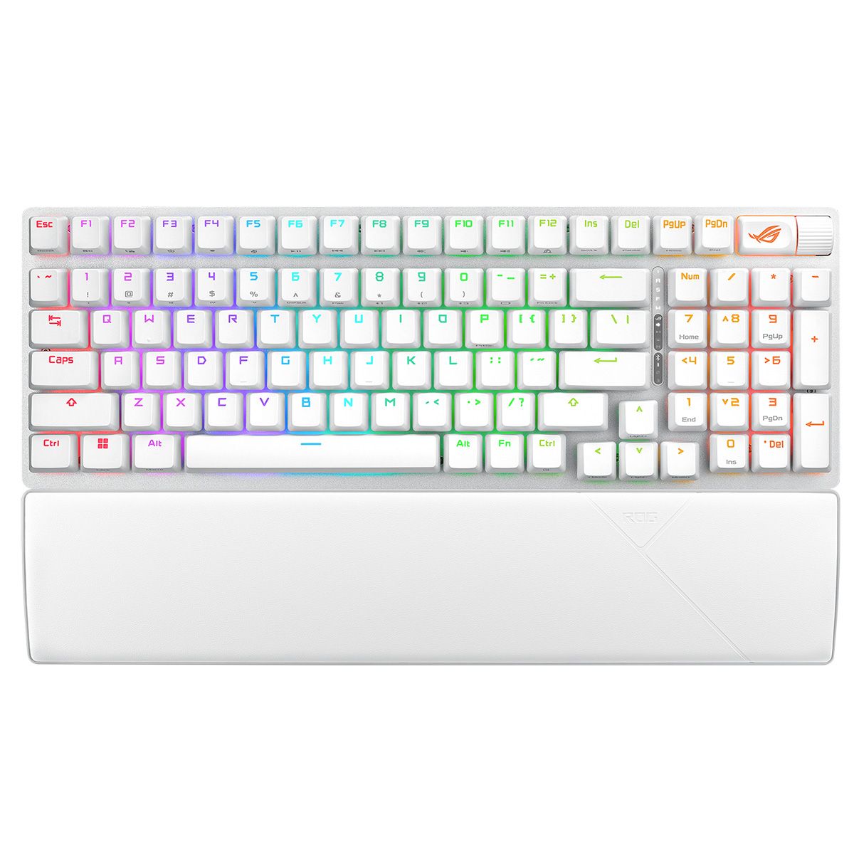 Клавиатура ASUS X901 STRIX SCOPE II 96 WL WHT ROG NX Snow PBT 96% USB 2.4GHz BT