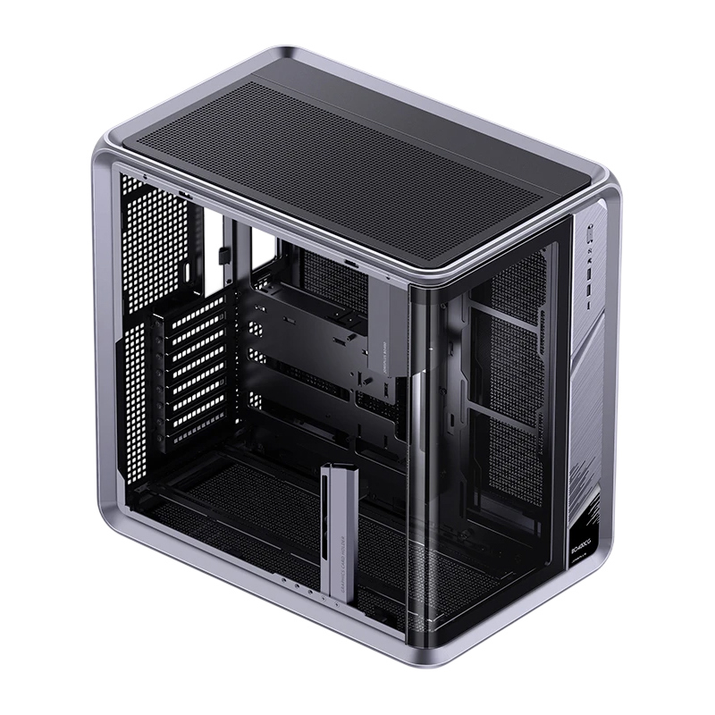 Корпус JONSBO BO400CG, Midi-Tower, TG, no fan, 2xUSB-A 3.0 + 1xUSB-C 3.2, ATX, mATX, mITX Grey
