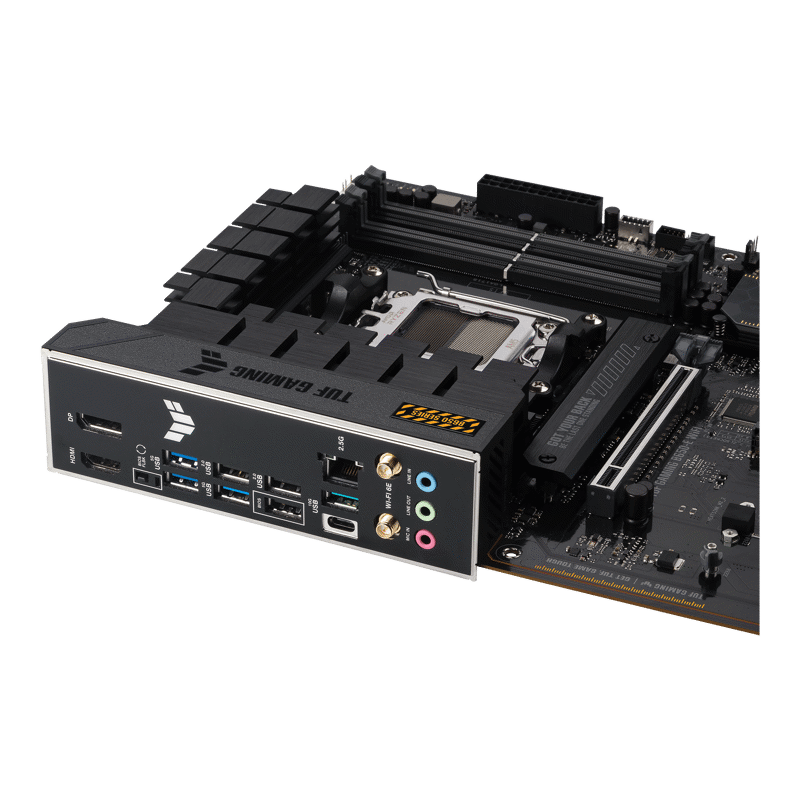Материнская плата Asus TUF GAMING B650-E WIFI Socket AM5 AMD B650 4xDDR5 ATX AC`97 8ch(7.1) 2.5Gg RA