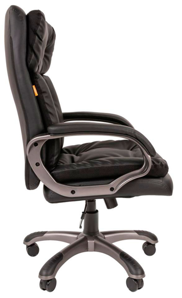 Офисное кресло Chairman 442 экопремиум черный (черный пластик)