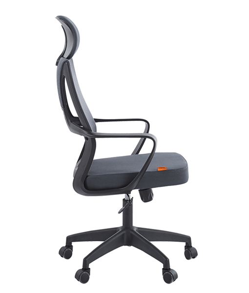 Офисное кресло Chairman CH636 черный пластик, темно-серый