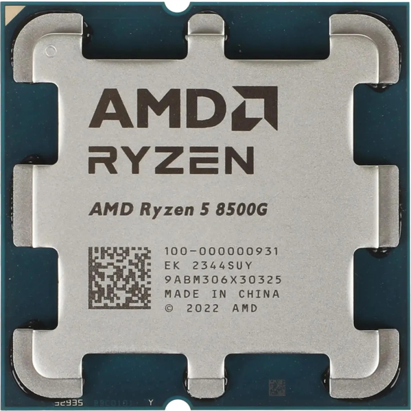 Процессор CPU AMD Ryzen 5 8500G OEM {Base 3,50GHz, Turbo 5,00GHz, RDNA 3.0 Graphics, L3 16Mb, TDP 65