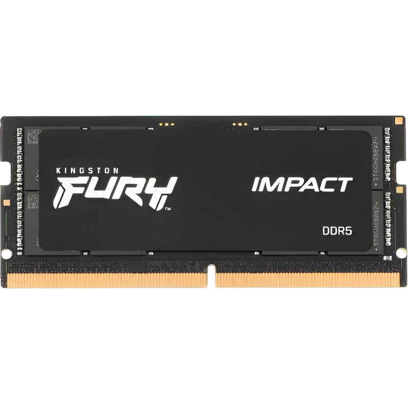 Оперативная память Kingston DDR5 16GB 4800MT/s CL38 SODIMM FURY Impact PnP