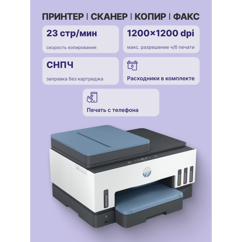 Струйное МФУ HP Smart Tank 795