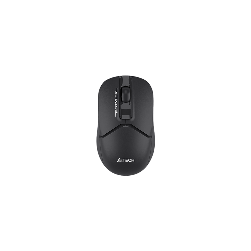 Мышь A4Tech Fstyler FB12 черный оптическая 1200dpi беспров. BT/Radio USB 3but (FB12 BLACK)
