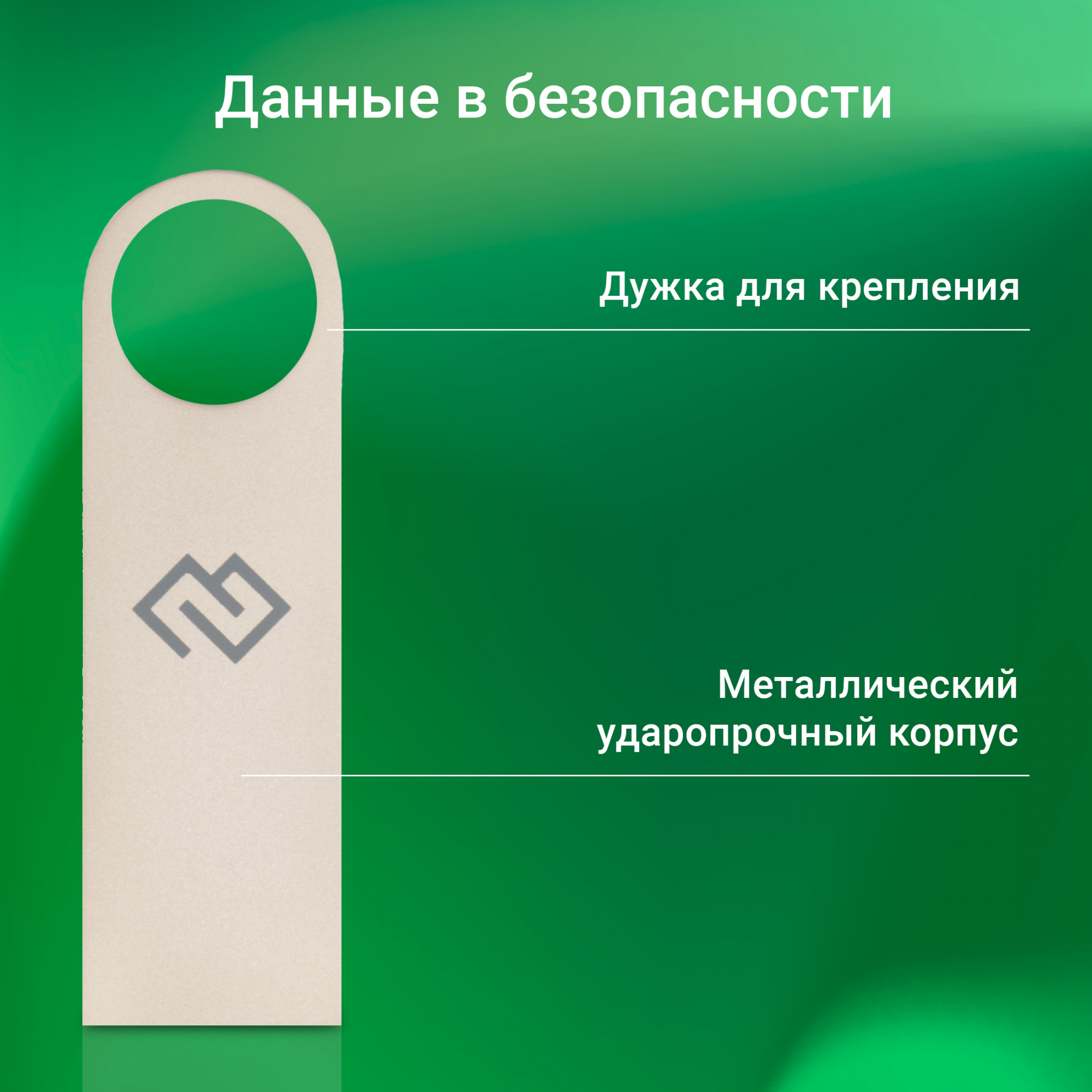 Флеш Диск Digma 64GB DRIVE3 DGFUL064A30SR USB3.0 серебристый