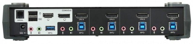 КВМ переключатель ATEN 4P USB 3 4K DisplayPort MST KVMP Switch