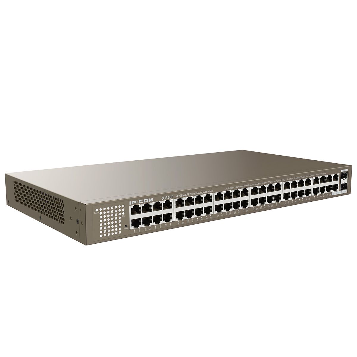 Коммутатор IP-Com G3350F (L2) 48x1Гбит/с 2SFP управляемый
