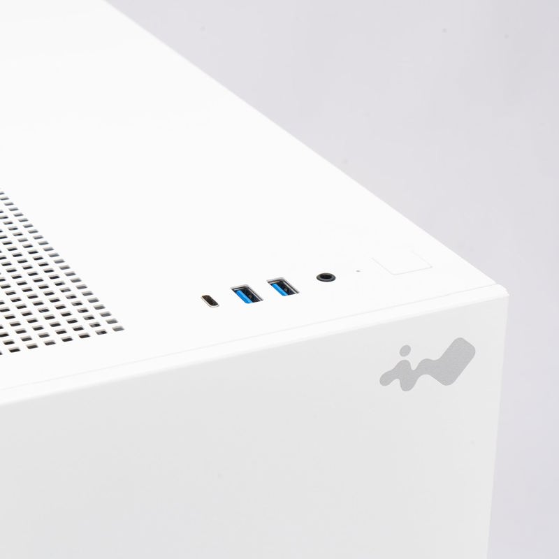 Корпус InWin F5, Full-Tower, TG, 3x140mm ARGB, 2xUSB-A 3.0 + 1xUSB-C 3.2, E-ATX, ATX, mATX, mITX Whi