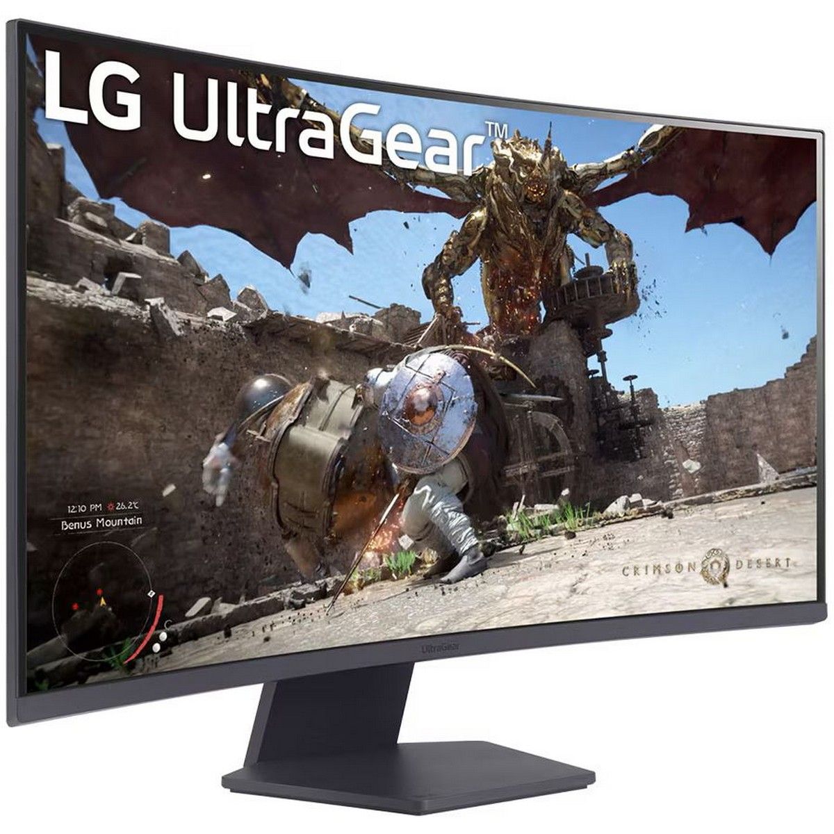 МОНИТОР 32" LG 32GS60QC-B Dark-Grey (VA, изогнутый, 2560x1440, 180Hz, 1 ms, 178°/178°, 300 cd/m, 300