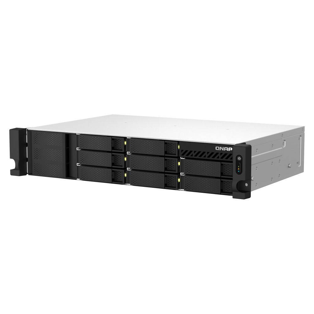 Системы хранения данных QNAP SMB 2U/8bay QC 2,0GhzCPU/8Gb(upto16Gb)/upto 20HDD with TL-R1200S-RP /SA