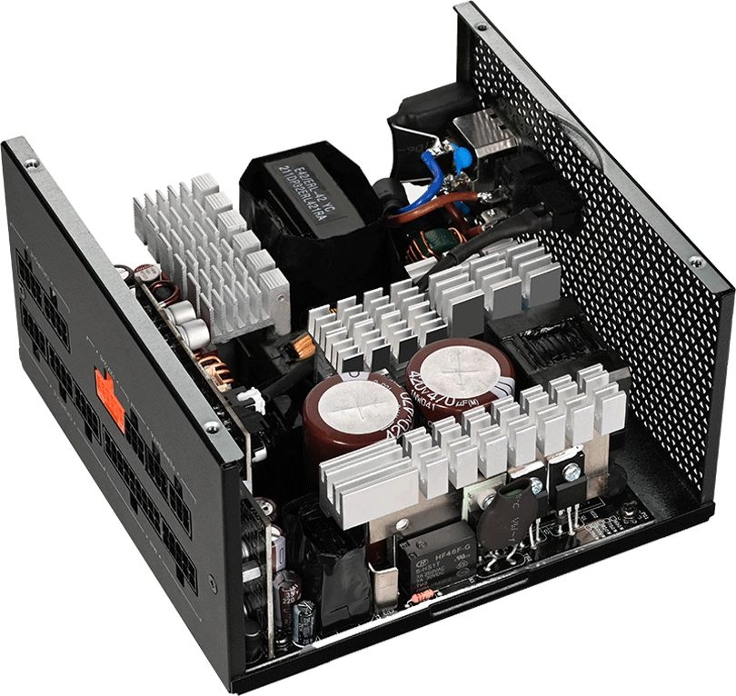 Блок питания PcCooler ATX 1000W P5-YN1000-G1F 80+ gold (20+4pin) APFC 135mm fan 9xSATA Cab Manag RTL