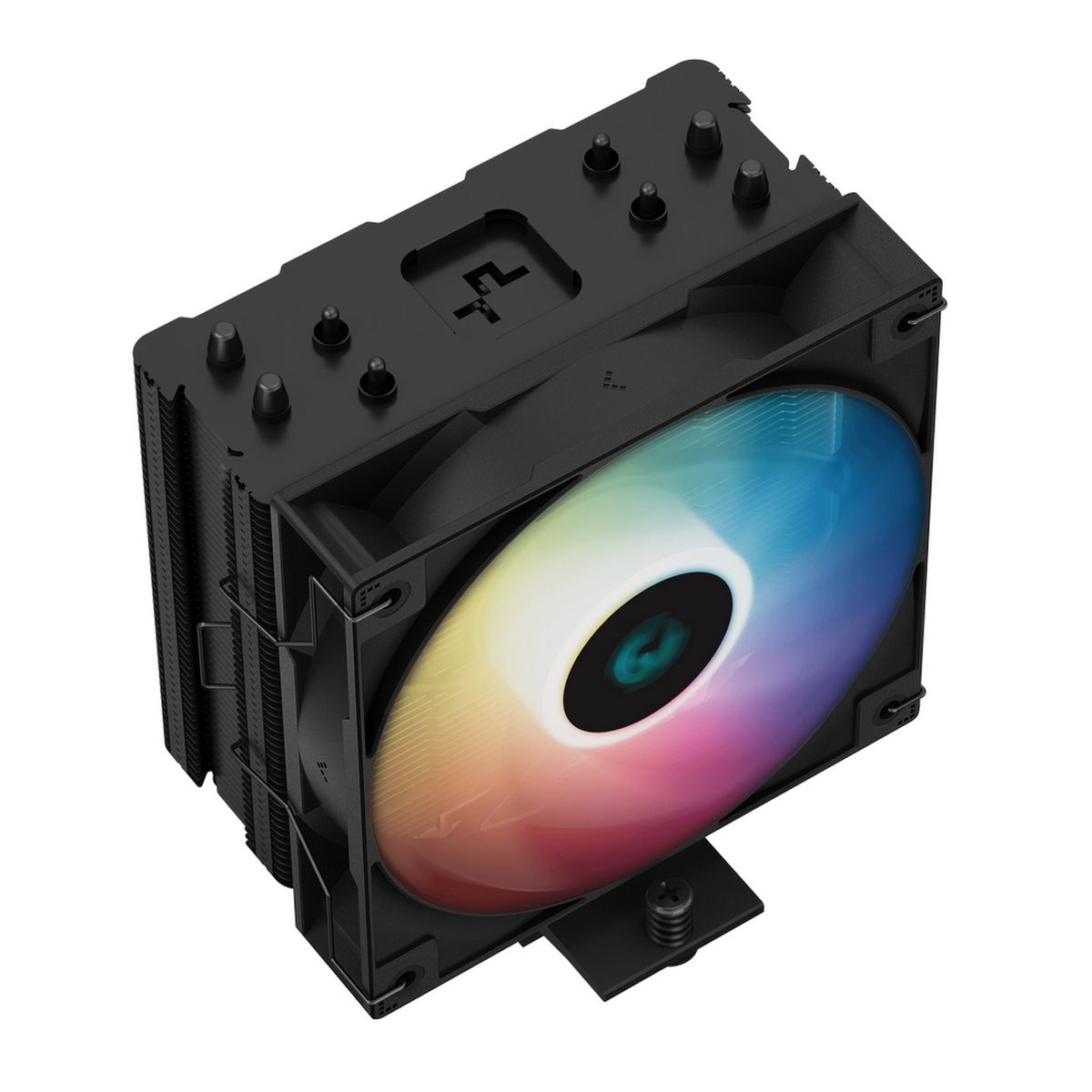 Устройство охлаждения(кулер) Deepcool AG400 Bk ARGB Soc-AM5/AM4/1200/1700/1851 черный/белый 4-pin 31