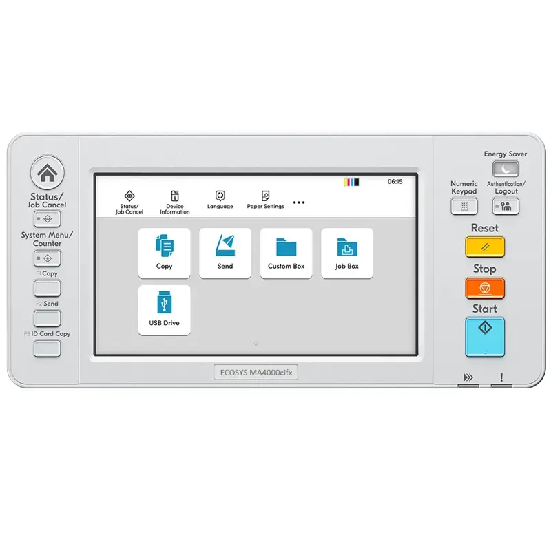 МФУ Kyocera ECOSYS MA4000cifx (P/C/S/F, цвет. лазерный, A4, 40 стр/мин, 1200x1200 dpi, 2 Гб, USB 2.0