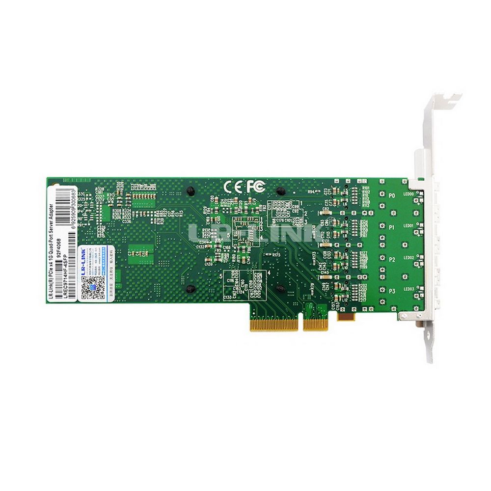 Сетевой адаптер LR-LINK LREC9714HF-4SFP Intel I350 AM4 PCI-E x4 1GB 4 X SFP I350-F4