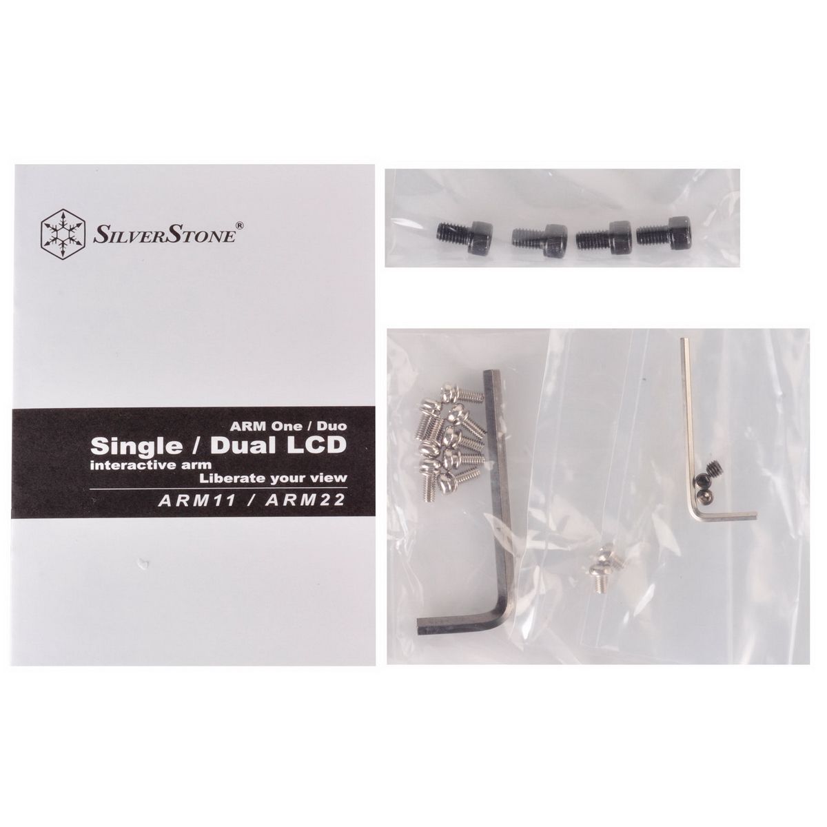 Подставка настольная Silverstone SST-ARM22BC (G56ARM22BC00010)
