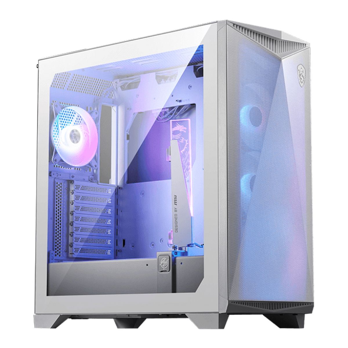 Корпус MSI MPG GUNGNIR 300R AIRFLOW White, Midi Tower, EATX ,2xUSB 3.2 Gen 1, 1xUSB 3.2 Gen2 Type-C,