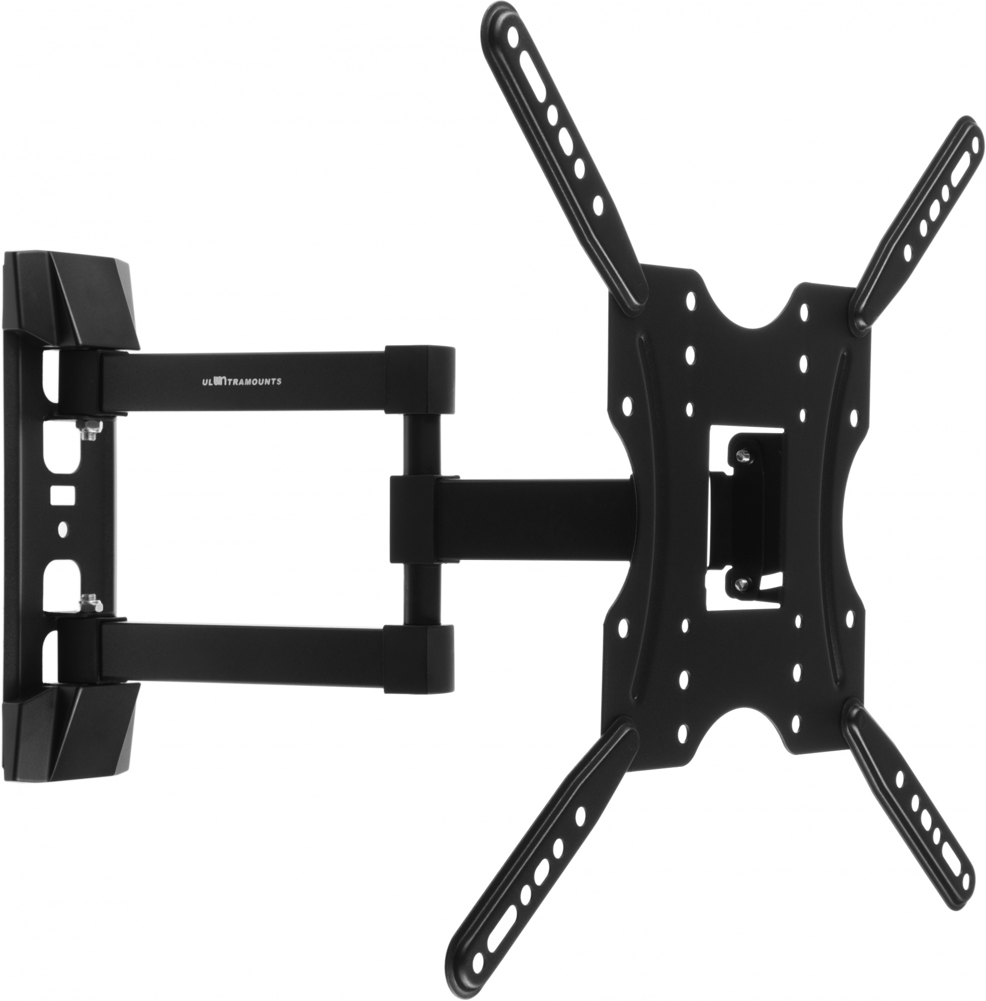Кронштейн для телевизора Ultramounts UM904 черный 32"-55" макс.30кг настенный поворотно-выдвижной и 