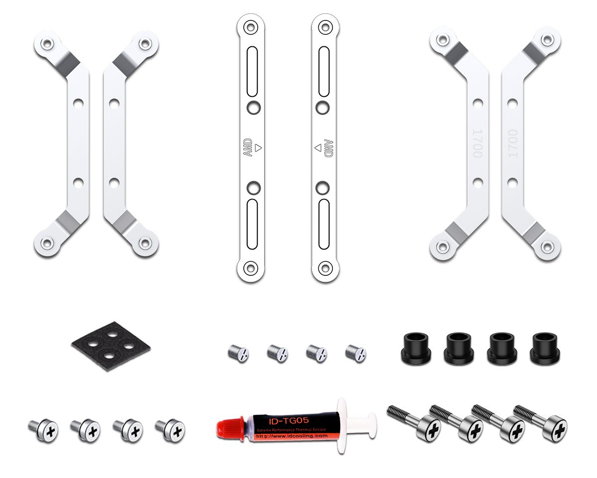Устройство охлаждения(кулер) ID-Cooling IS-50X V3 Soc-AM5/AM4/1200/1700/1851 черный 4-pin 14-30dB Al