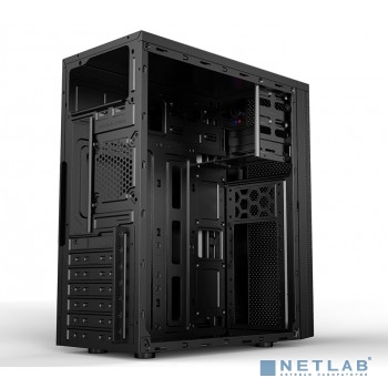CBR PCC-ATX-E185-WPSU Корпус ATX Miditower E185, без БП, 1*USB 3.0, 2*USB 2.0, HD Audio+Mic, Black