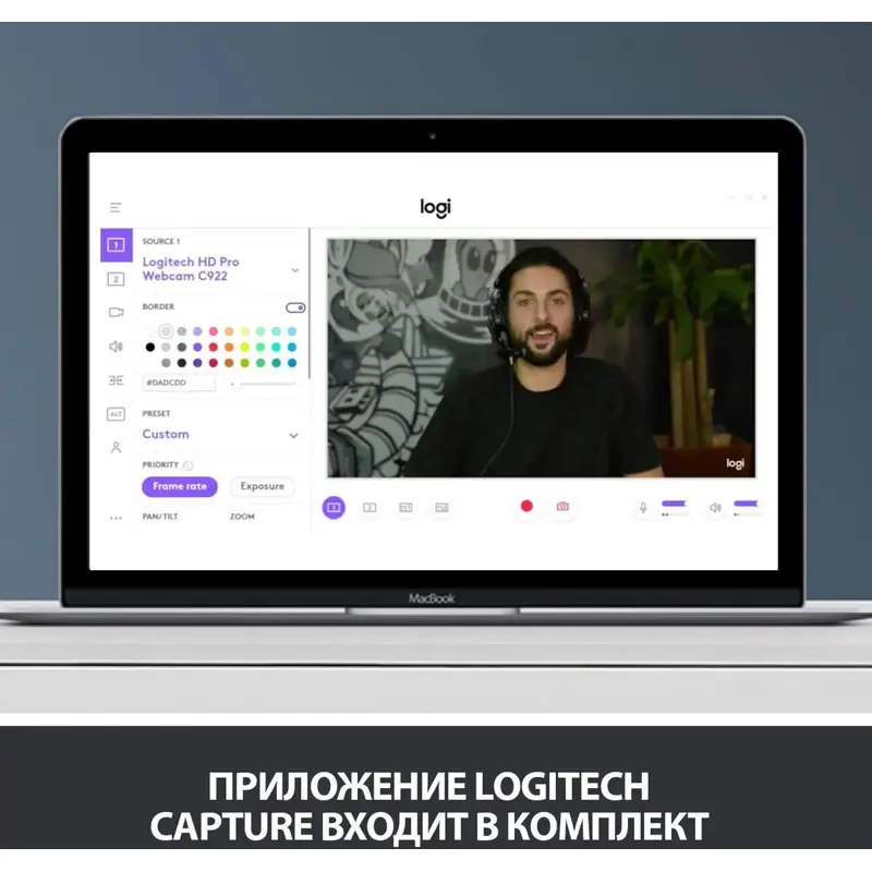 Камера Web Logitech HD Pro C920 черный 2Mpix (1920x1080) USB2.0 с микрофоном (960-000998)